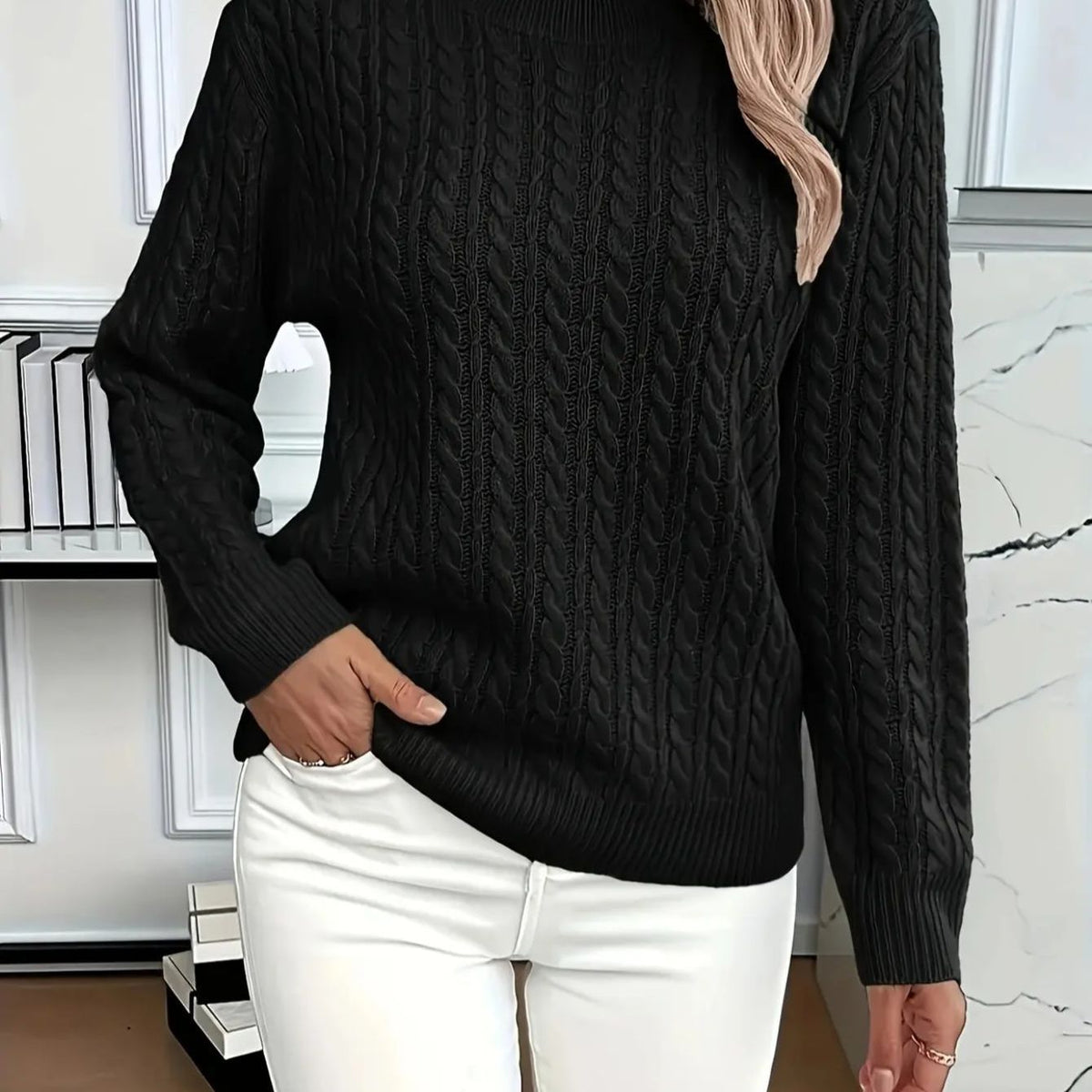 Cozy Cable Knit Sweater